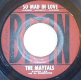 The Maytals With Byron Lee & The Dragonaires - Bam-Bam / So Mad In Love 7" - BMN