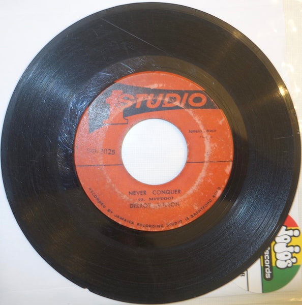 ジャマイカ7” Delroy Wilson Never Conquer / Run For Your Life SO3025 Studio One /00050 Delroy Wilson ‎– Never Conquer / Run For Your Life 7