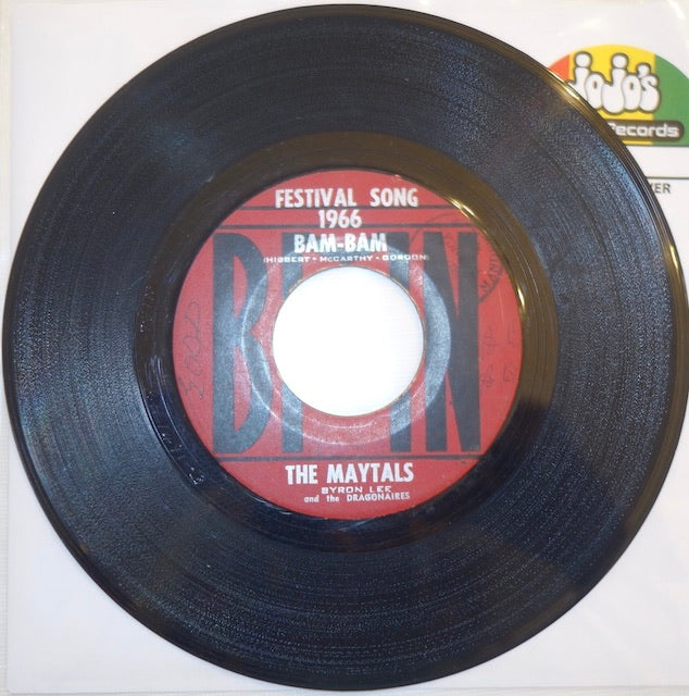 The Maytals With Byron Lee & The Dragonaires - Bam-Bam / So Mad In Love 7" - BMN