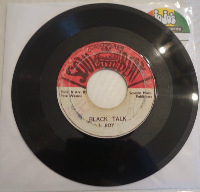 I Roy / Blacker Black ‎– Black Talk / Black Organ 7" - Soul Beat