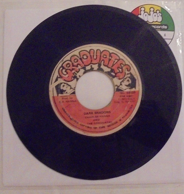 Charles Hanna And The Graduates ‎– Dark Shadows / Dark Shadows Version 7" - Graduates