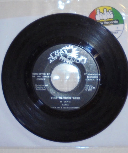 Patsy / Al & The Vibrators – Fire In Your Wire / Move Up Calypso 7" - Gay Feet