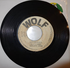 Burning Spear ‎– Resting Place / Shady Tree 7" - Wolf