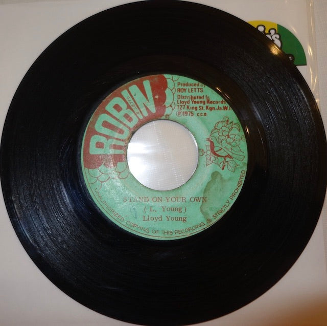 Lloyd Young / Roy Letts All Stars ‎– Stand On Your Own / Your Own 7" - Robin